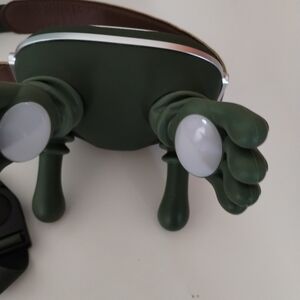 Green and White Electronic Device